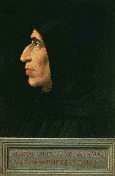 Portrait of Savonarola by Fra Bartolommeo